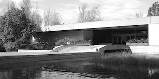 Calouste Gulbenkian Museum building in Lisbon