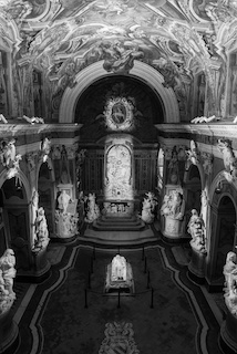 Interior sculpture detail associated with Cappella Sansevero