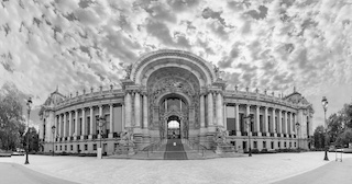 The Petit Palais entrance in Paris