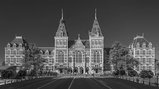 The Rijksmuseum building in Amsterdam