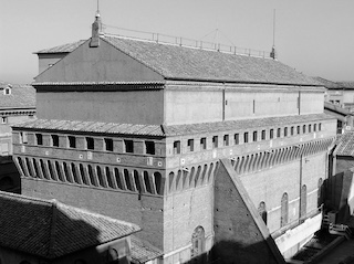 Exterior area near the Sistine Chapel in Vatican City