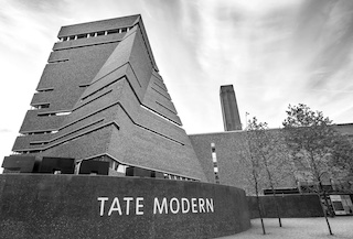 Tate Modern and the Millennium Bridge in London